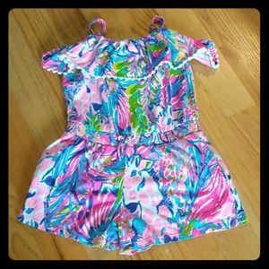 Lilly Pullitzer cute multicolor romper
